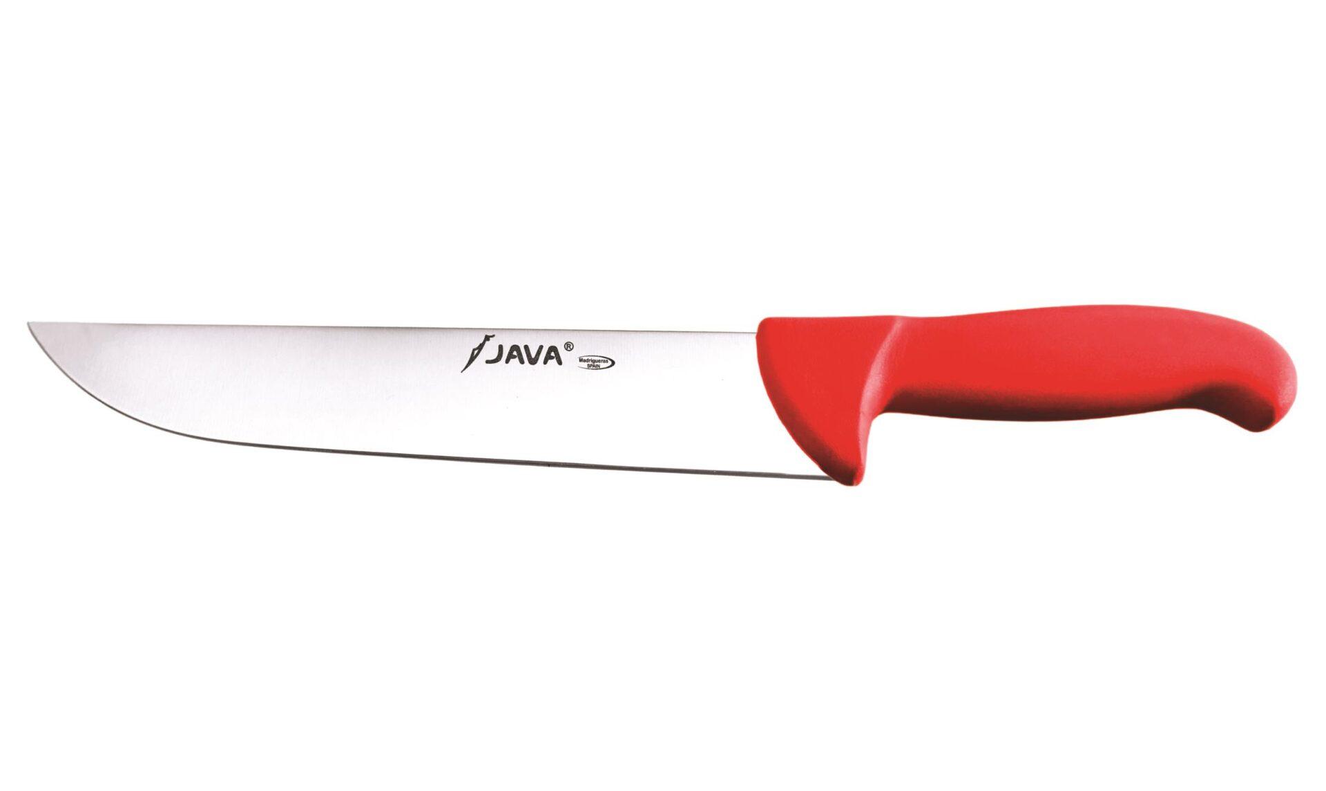 Cuchillo Carnicero Norte Inyectado Rojo 25 cm