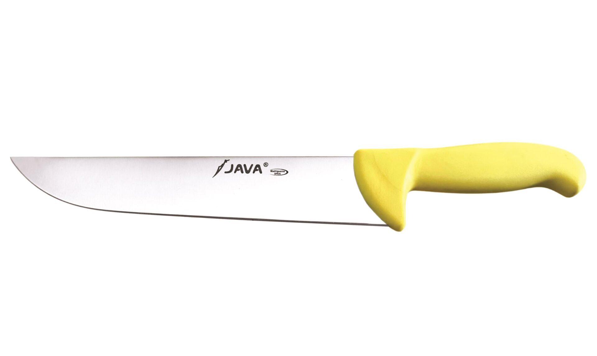 Cuchillo Carnicero Norte Inyectado Amarillo 30 cm