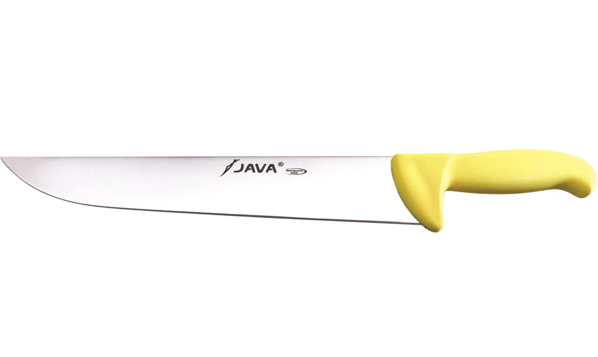 Cuchillo Carnicero Norte Inyectado Amarillo 35 cm