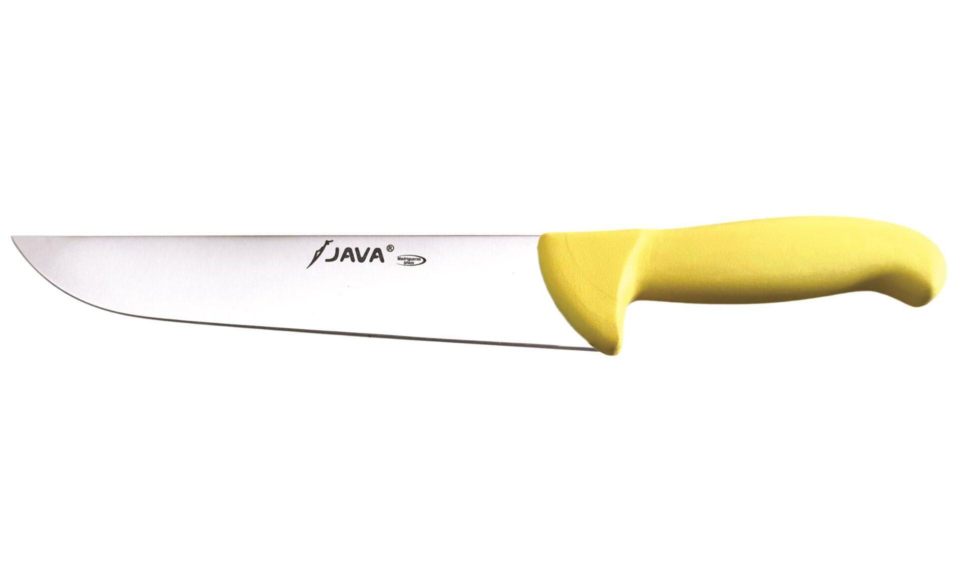 Cuchillo Carnicero Norte Inyectado Amarillo 20 cm