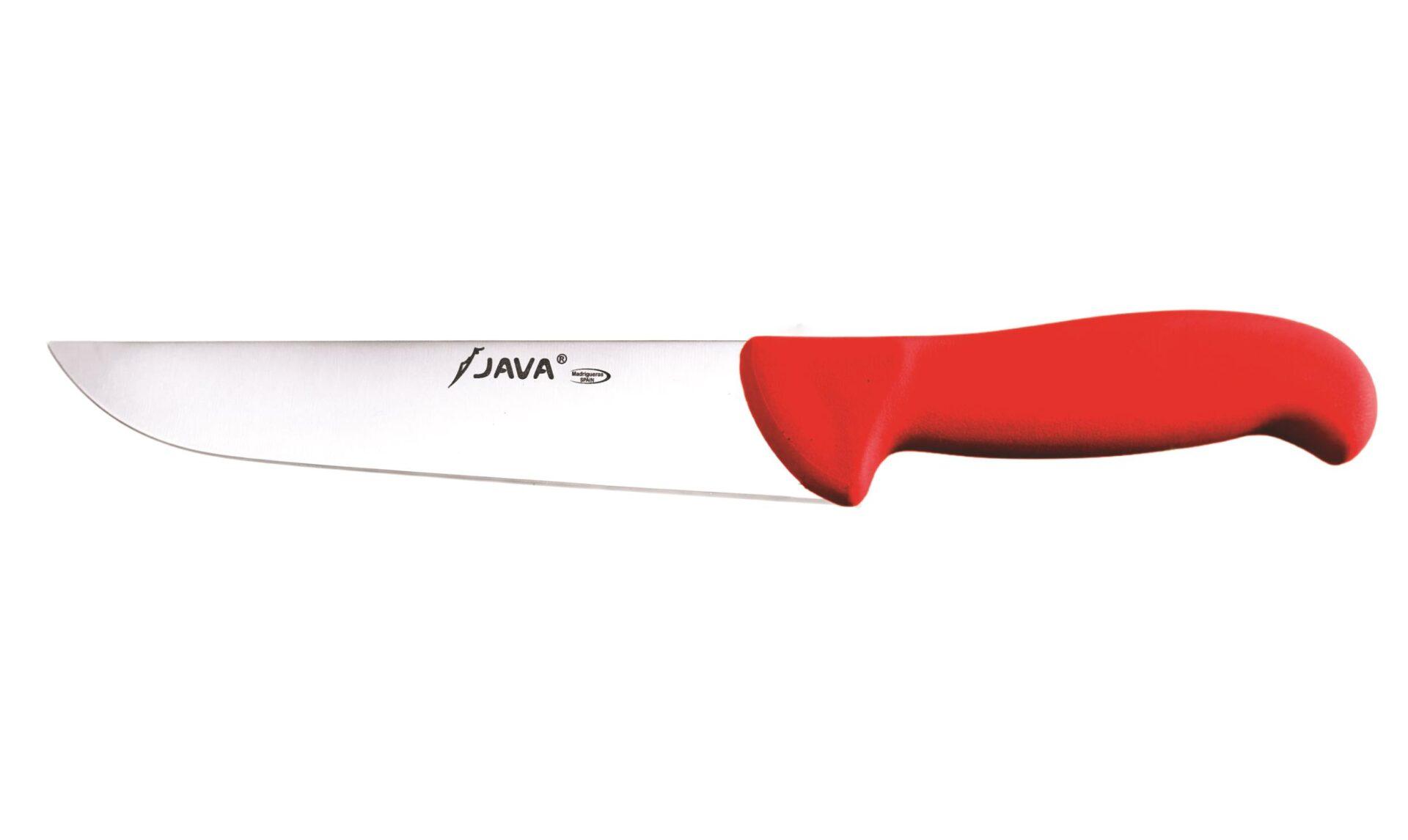 Cuchillo Carnicero Norte Inyectado Rojo 15 cm