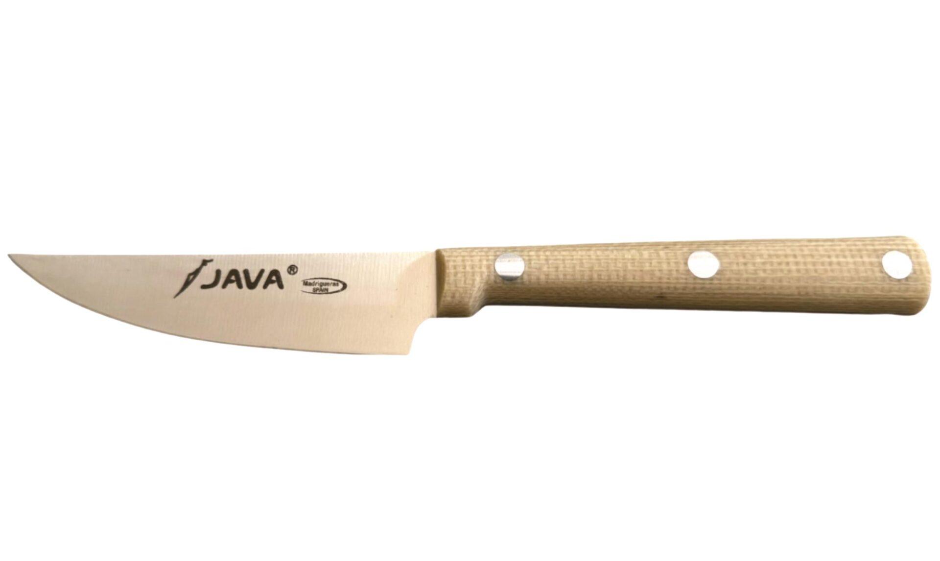 Cuchillo Chuletero Curvo Yute Natural 11 cm